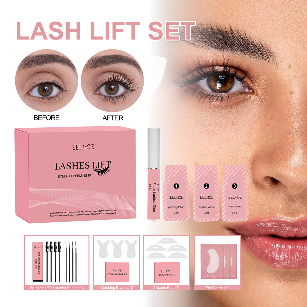 Curling Eyelash Set, Natural, Beautiful, Slender, Thick, Curling, Gentle And Non-Smudged Eyelash Set