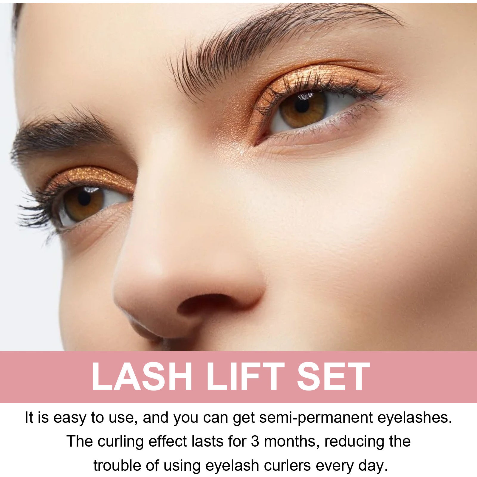 Curling Eyelash Set, Natural, Beautiful, Slender, Thick, Curling, Gentle And Non-Smudged Eyelash Set